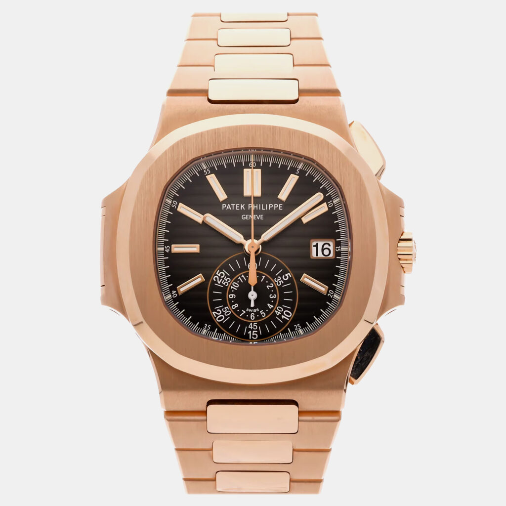 Pre-Owned Patek Philippe Nautilus Chronograph 5980/1R-001 40.5 mm Pre-Owned Patek Philippe Nautilus Chronograph 5980/1R-001 40.5 mm