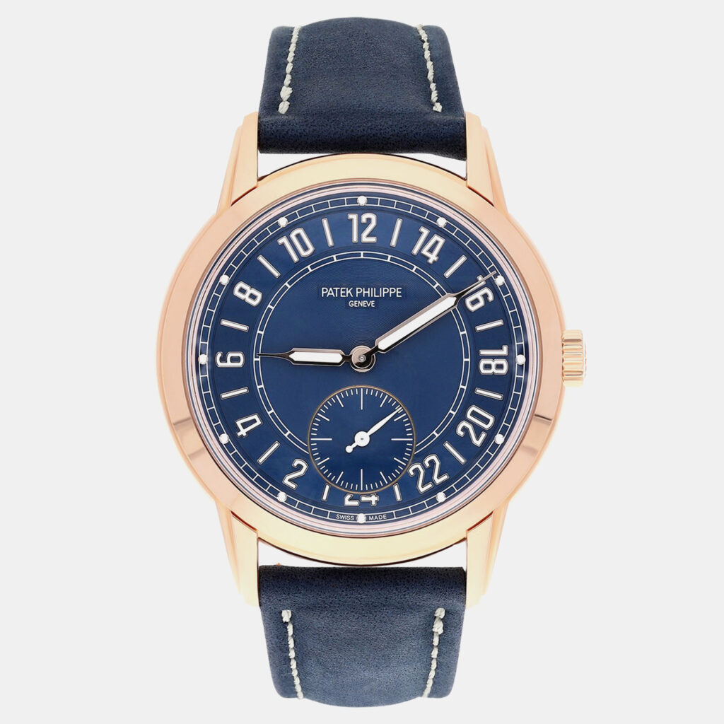 Patek Philippe Complications 5224R-001 Automatic Blue 18k rose gold Men's Wristwatch 42 mm