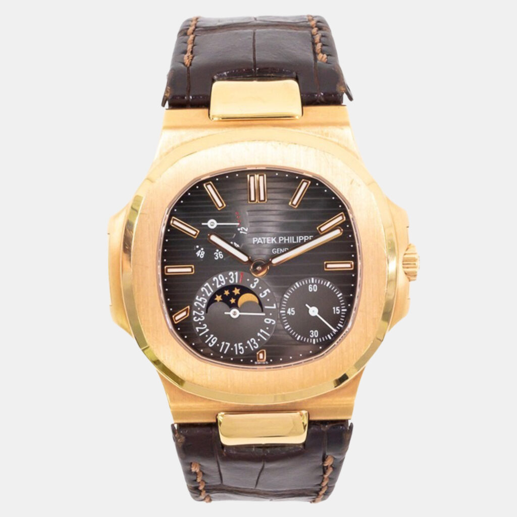 Patek Philippe Nautilus 5712R-001 Automatic Brown 18k Rose Gold Men's Wristwatch 40 mm Patek Philippe Nautilus 5712R-001 Automatic Brown 18k Rose Gold Men's Wristwatch 40 mm
