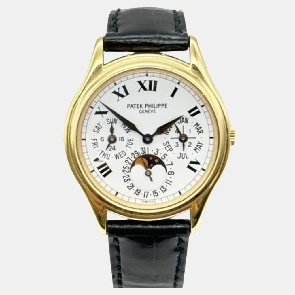 Patek Philippe Perpetual Calendar 3940J Automatic 18K Yellow Gold Men's Wristwatch 36 mm Patek Philippe Perpetual Calendar 3940J Automatic 18K Yellow Gold Men's Wristwatch 36 mm