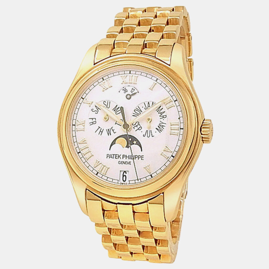 luxury-men-patek-philippe-used-watches-p1244252-005-1.jpeg Patek Philippe Annual Calendar 5036/1J Automatic Silver Dial 18k Yellow Gold Men's Wristwatch 37mm