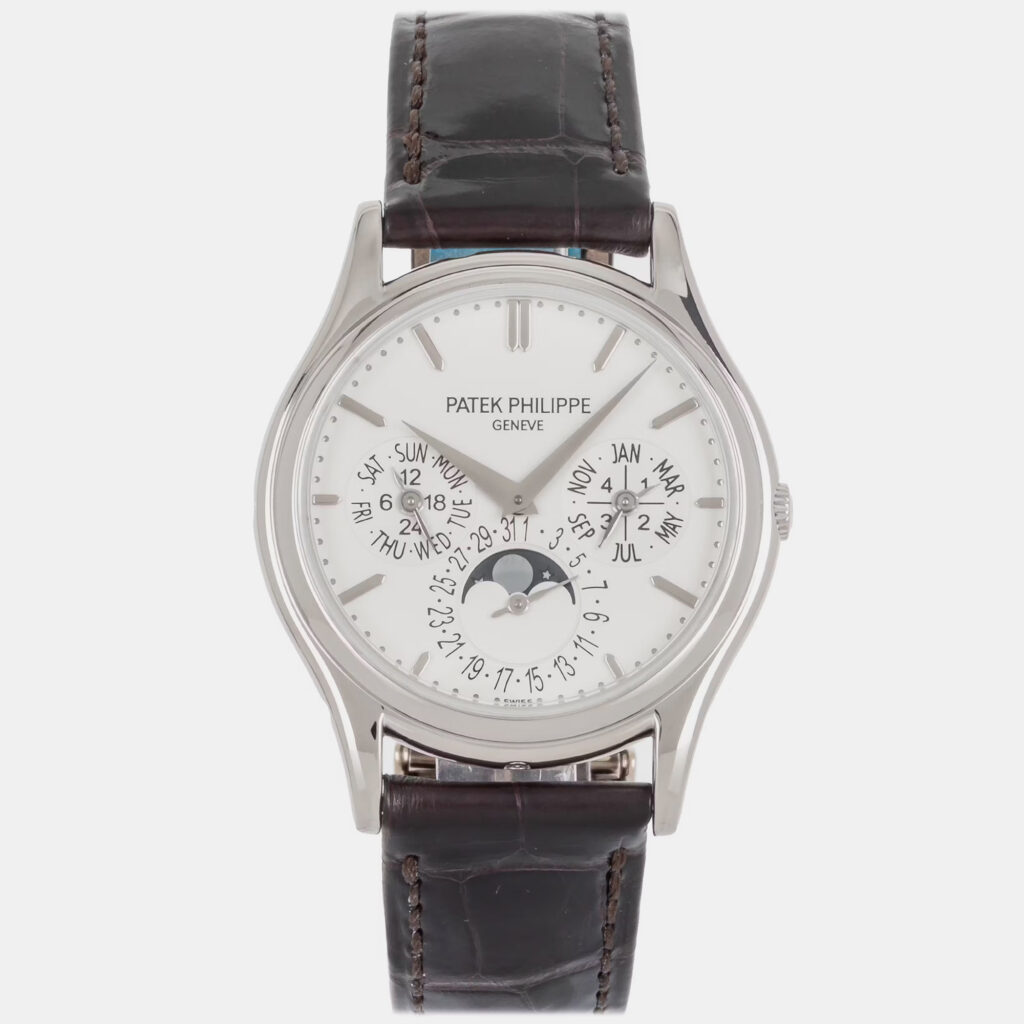 Pre-Owned Patek Philippe Grand Complications Perpetual Calendar 5140G-001 37.20 mm Pre-Owned Patek Philippe Grand Complications Perpetual Calendar 5140G-001 37.20 mm