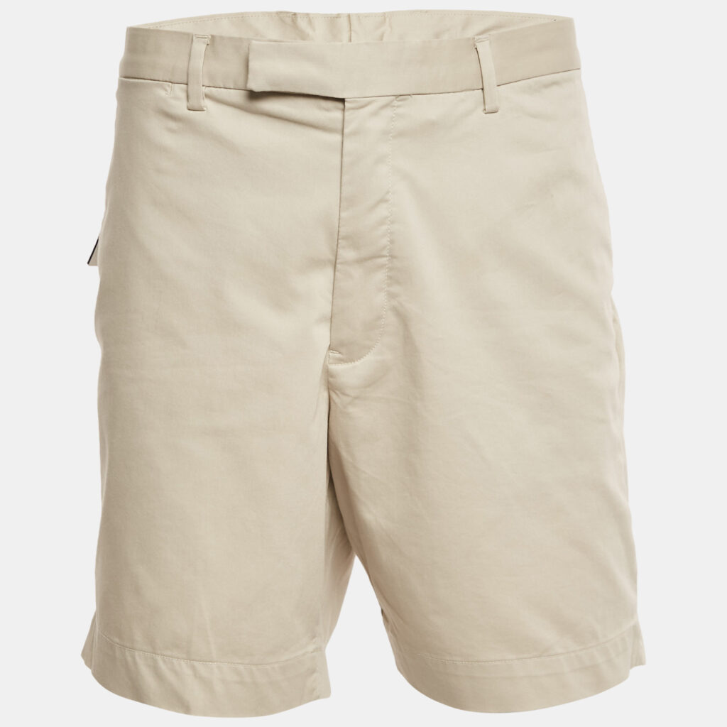 Polo Ralph Lauren Beige Cotton Blend Stretch Straight Fit Shorts L