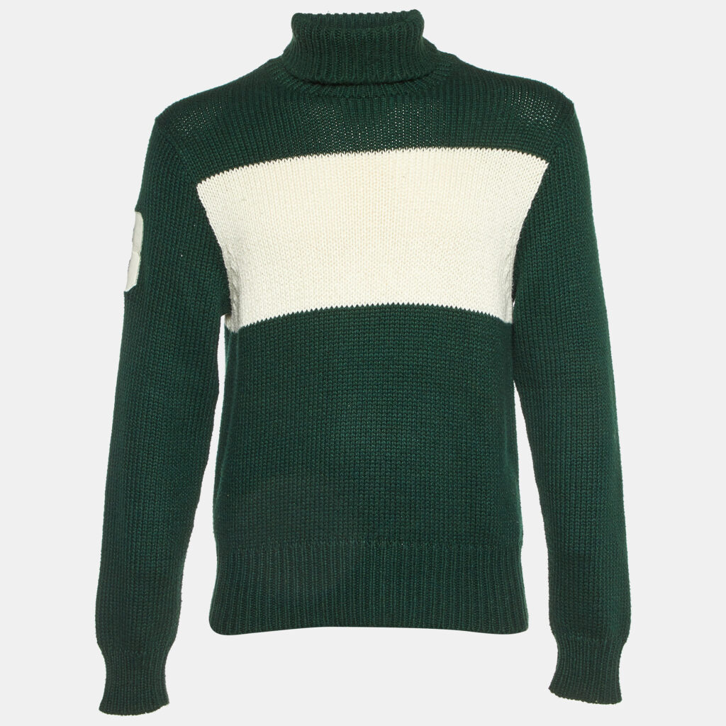 Polo Ralph Lauren Green Knit Turtle Knit Sweater M