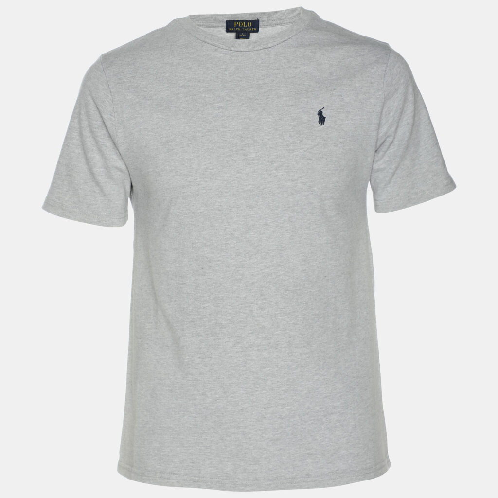 Polo Ralph Lauren Grey Jersey T-Shirt L Polo Ralph Lauren Grey Jersey T-Shirt L