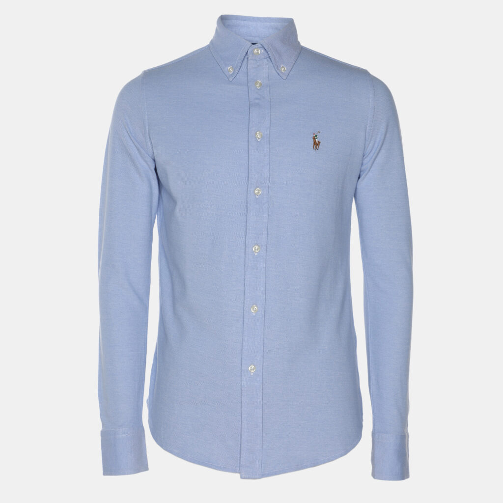Polo Ralph Lauren Blue Cotton Button Front Shirt M Polo Ralph Lauren Blue Cotton Button Front Shirt M