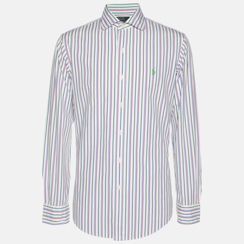 Polo Ralph Lauren Multicolor Stripe Cotton Long Sleeve Shirt S