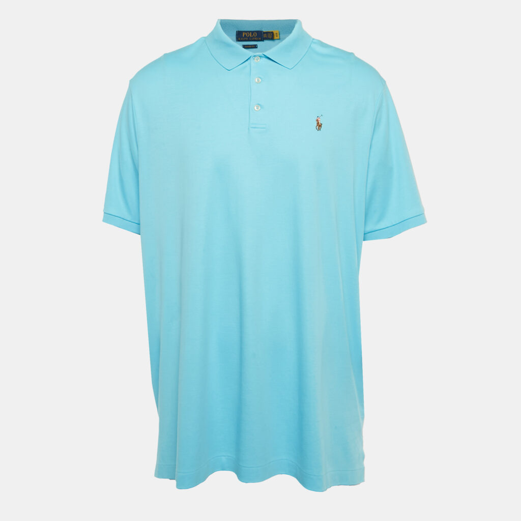 Polo Ralph Lauren Blue Jersey Classic Fit Polo T-Shirt XXL Polo Ralph Lauren Blue Jersey Classic Fit Polo T-Shirt XXL