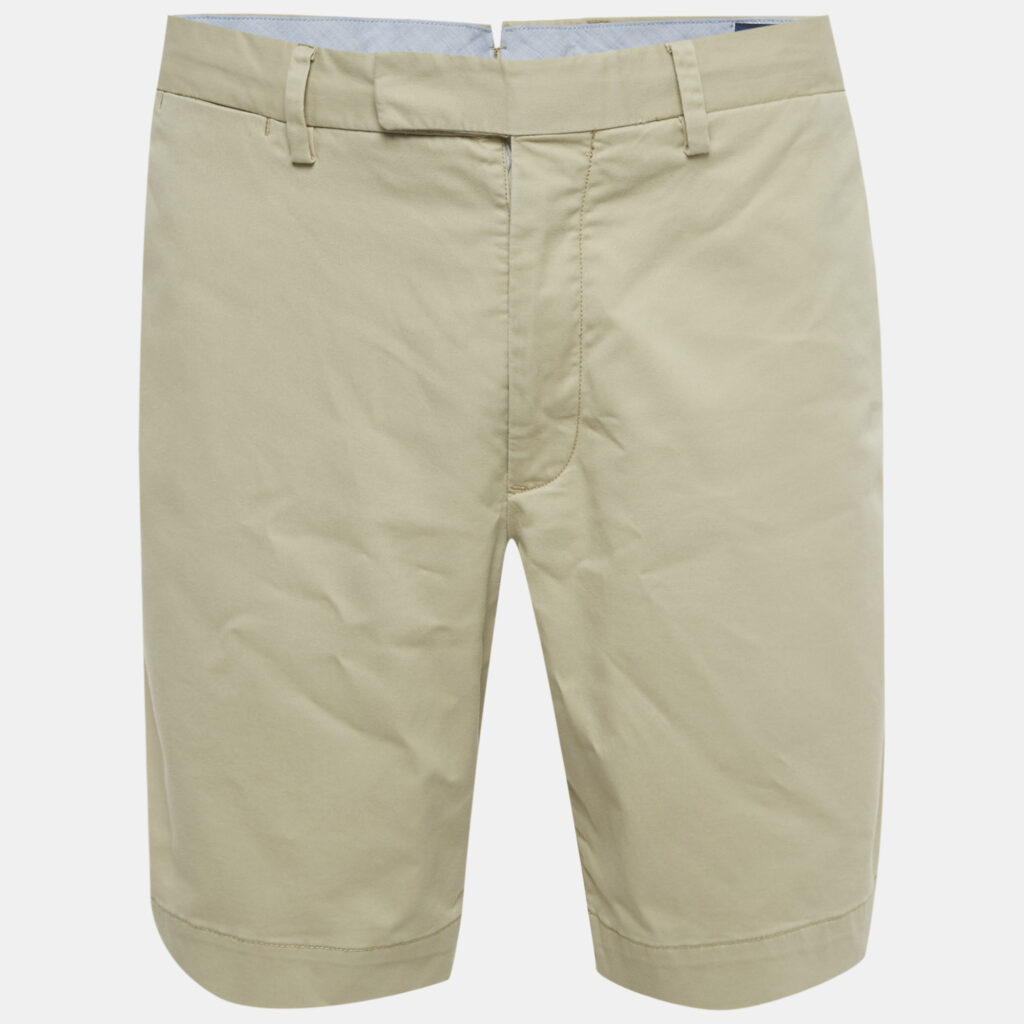 luxury-men-polo-ralph-lauren-used-clothes-p1219326-002-1.jpg Polo Ralph Lauren Beige Cotton Stretch Slim Fit Shorts M