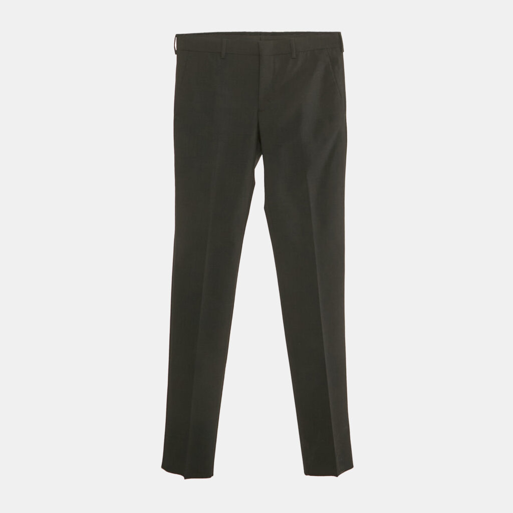 Prada Black Wool Tailored Trousers S Prada Black Wool Tailored Trousers S