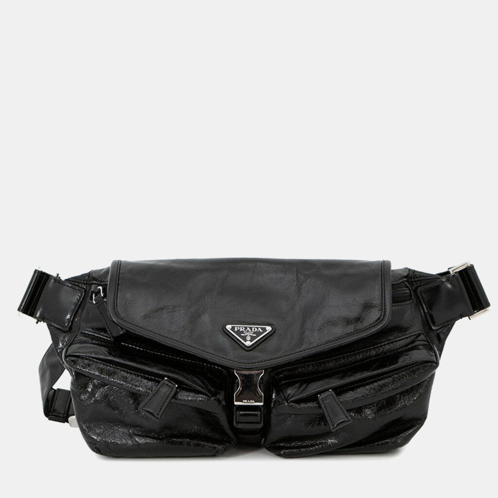 Prada Crossbody Bag Black Calf Leather Prada Crossbody Bag Black Calf Leather