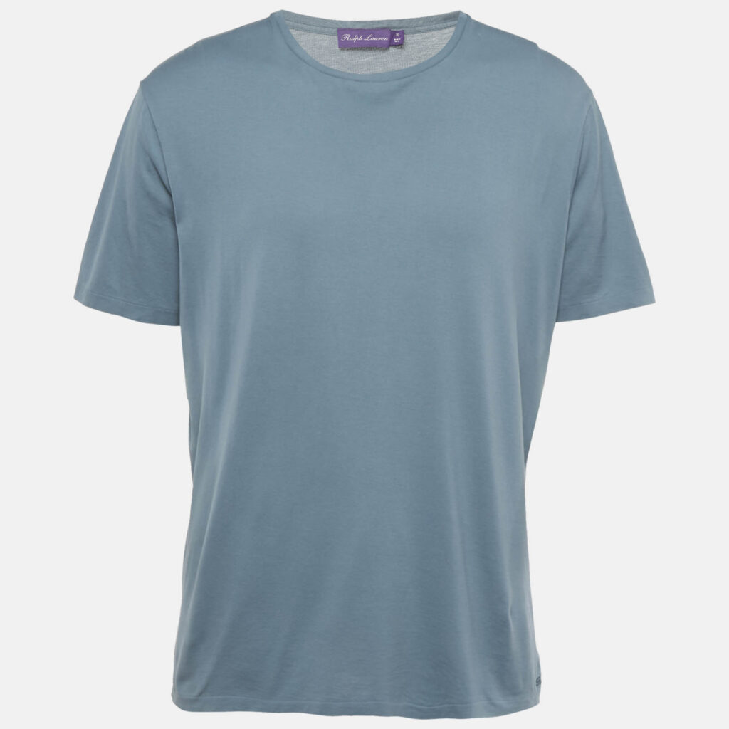 Ralph Lauren Purple Label Blue Jersey Crewneck T-Shirt XL