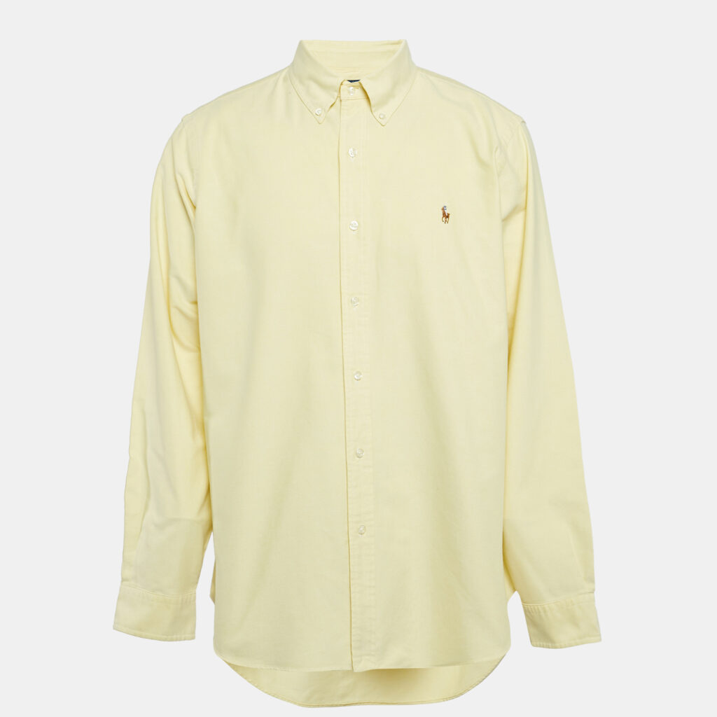 Ralph Lauren Yellow Cotton Classic Fit Shirt XL Ralph Lauren Yellow Cotton Classic Fit Shirt XL