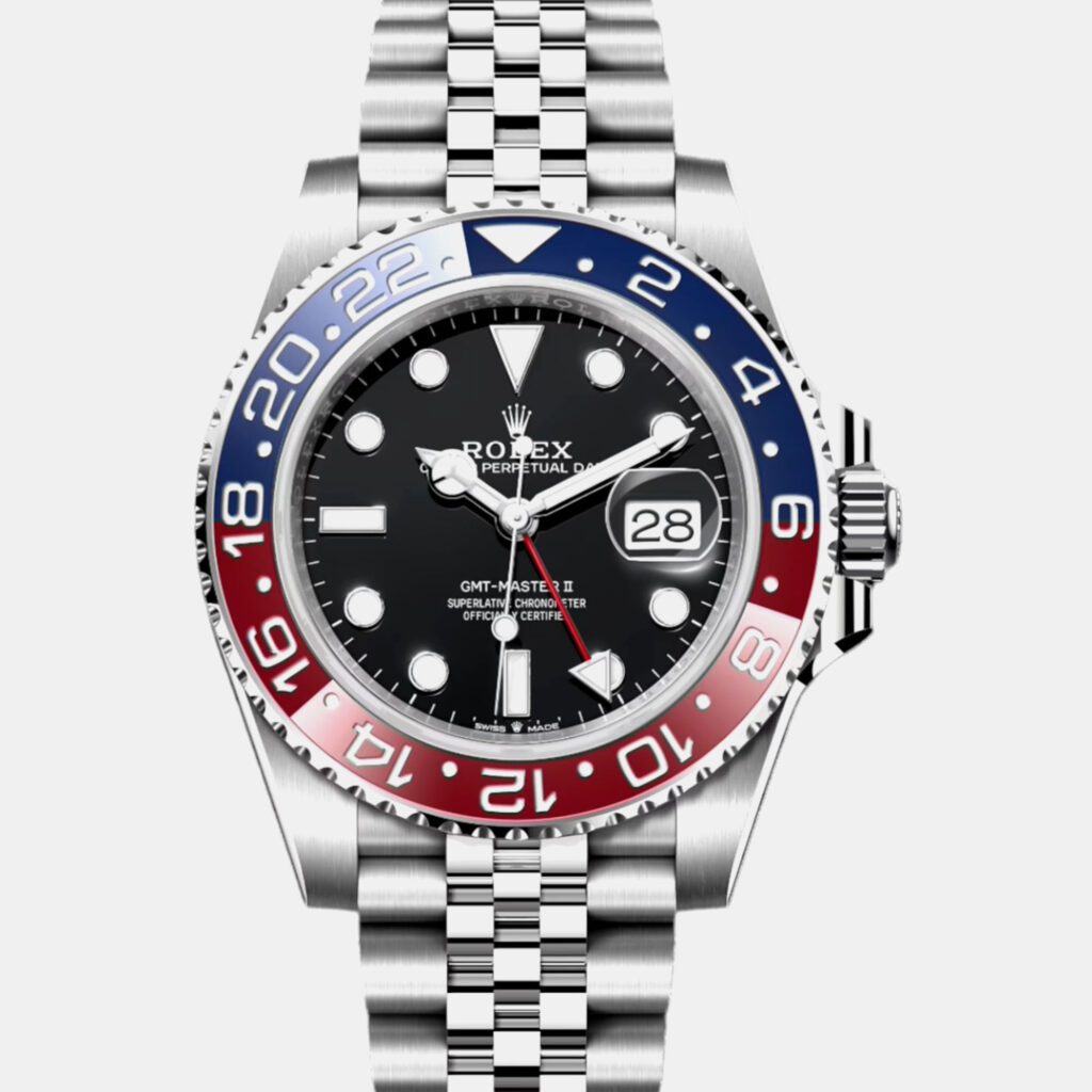 luxury-men-rolex-new-watches-p1231655-001-1.jpeg Rolex GMT Master II 126710 BLRO Pepsi Black Stainless Steel Automatic Men's Wristwatch 40 mm