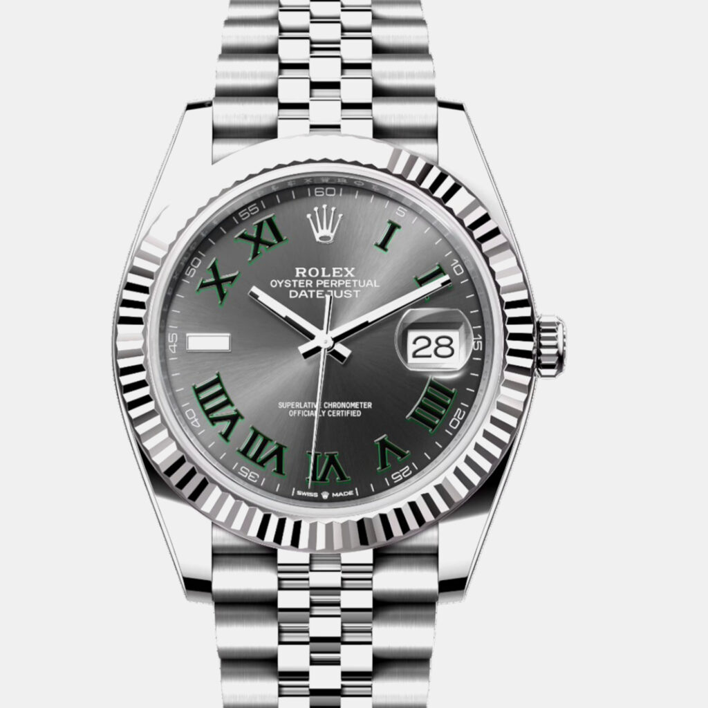 Rolex Datejust 126334 Wimbledon Slate Stainless Steel Automatic Men's Wristwatch 41 Mm Rolex Datejust 126334 Wimbledon Slate Stainless Steel Automatic Men's Wristwatch 41 Mm