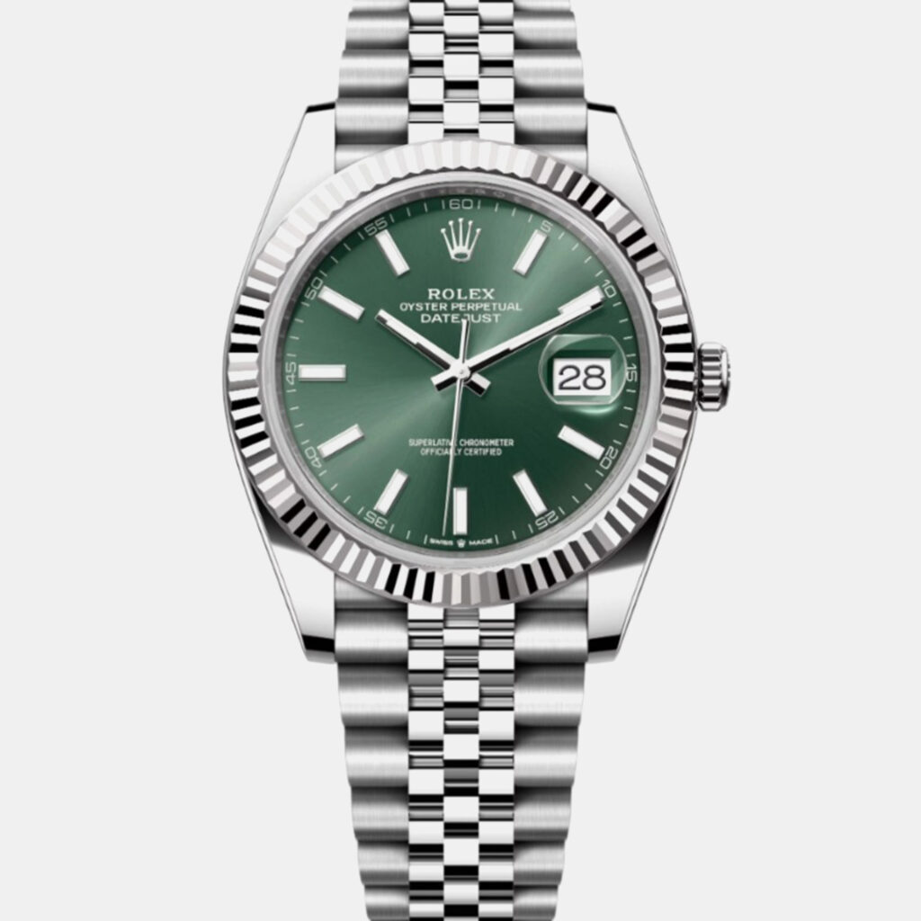 Rolex Datejust 126334 Mint Green Stainless Steel Automatic Men's Wristwatch 41 mm Rolex Datejust 126334 Mint Green Stainless Steel Automatic Men's Wristwatch 41 mm