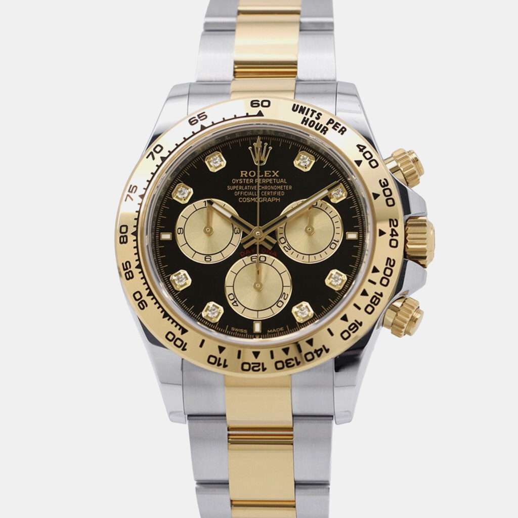 Rolex Cosmograph Daytona 126503G Automatic Black 18k Yellow Gold Stainless Steel Men's Wristwatch 40 mm Rolex Cosmograph Daytona 126503G Automatic Black 18k Yellow Gold Stainless Steel Men's Wristwatch 40 mm