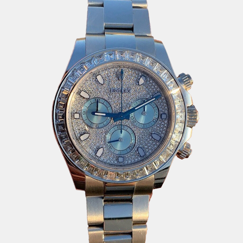 Rolex Diamond Platinum Cosmograph Daytona 116576TBR Automatic Men's Wristwatch 40 mm Rolex Diamond Platinum Cosmograph Daytona 116576TBR Automatic Men's Wristwatch 40 mm