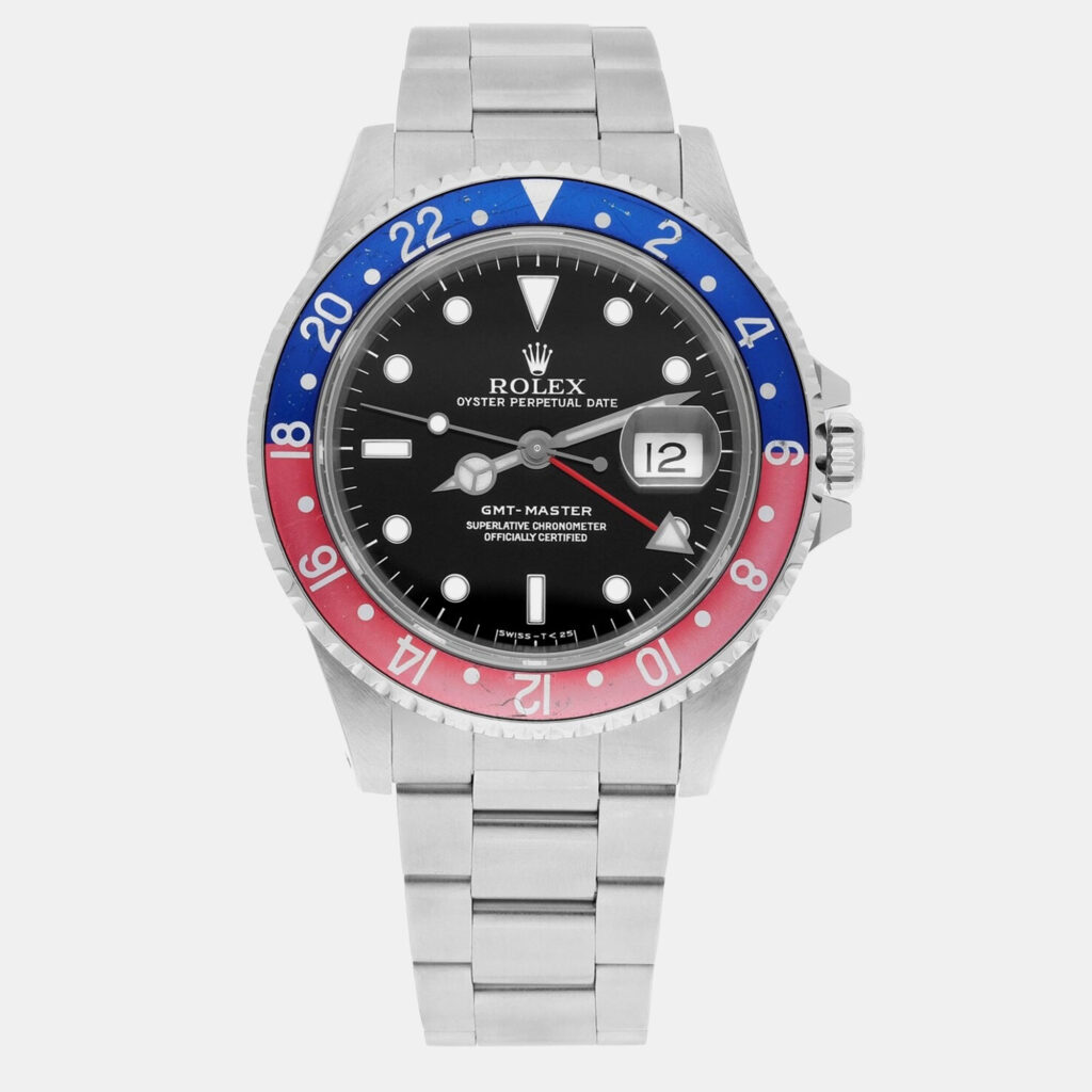 Rolex GMT-Master 16700 Automatic Black Stainless Steel Men's Wristwatch 40 mm Rolex GMT-Master 16700 Automatic Black Stainless Steel Men's Wristwatch 40 mm