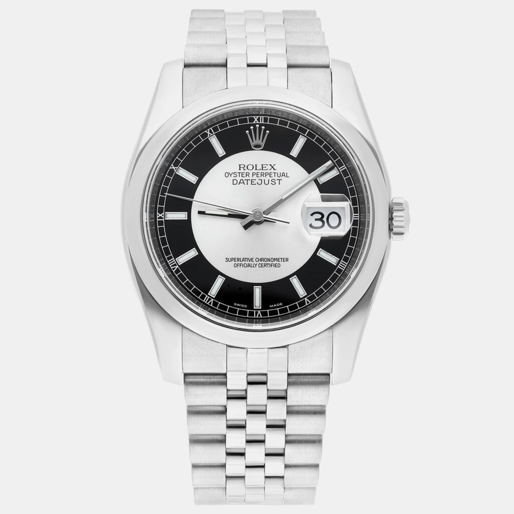 Rolex Datejust 116200 Automatic Black Stainless Steel Men's Wristwatch 36 mm Rolex Datejust 116200 Automatic Black Stainless Steel Men's Wristwatch 36 mm