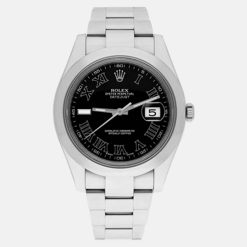 Rolex Datejust II 116300 Automatic Black Stainless Steel Men's Wristwatch 41 mm Rolex Datejust II 116300 Automatic Black Stainless Steel Men's Wristwatch 41 mm