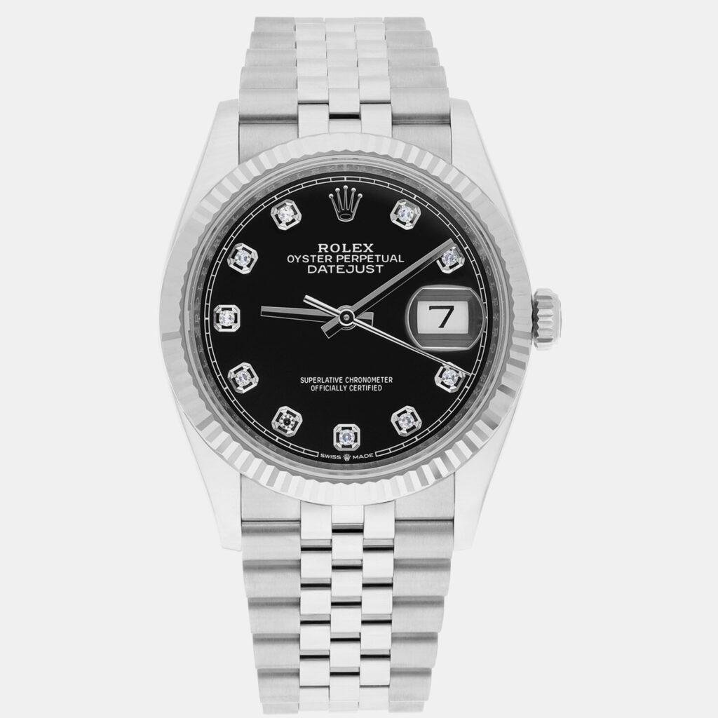 Rolex Datejust 126234 Automatic Black Stainless Steel Men's Wristwatch 36 mm Rolex Datejust 126234 Automatic Black Stainless Steel Men's Wristwatch 36 mm