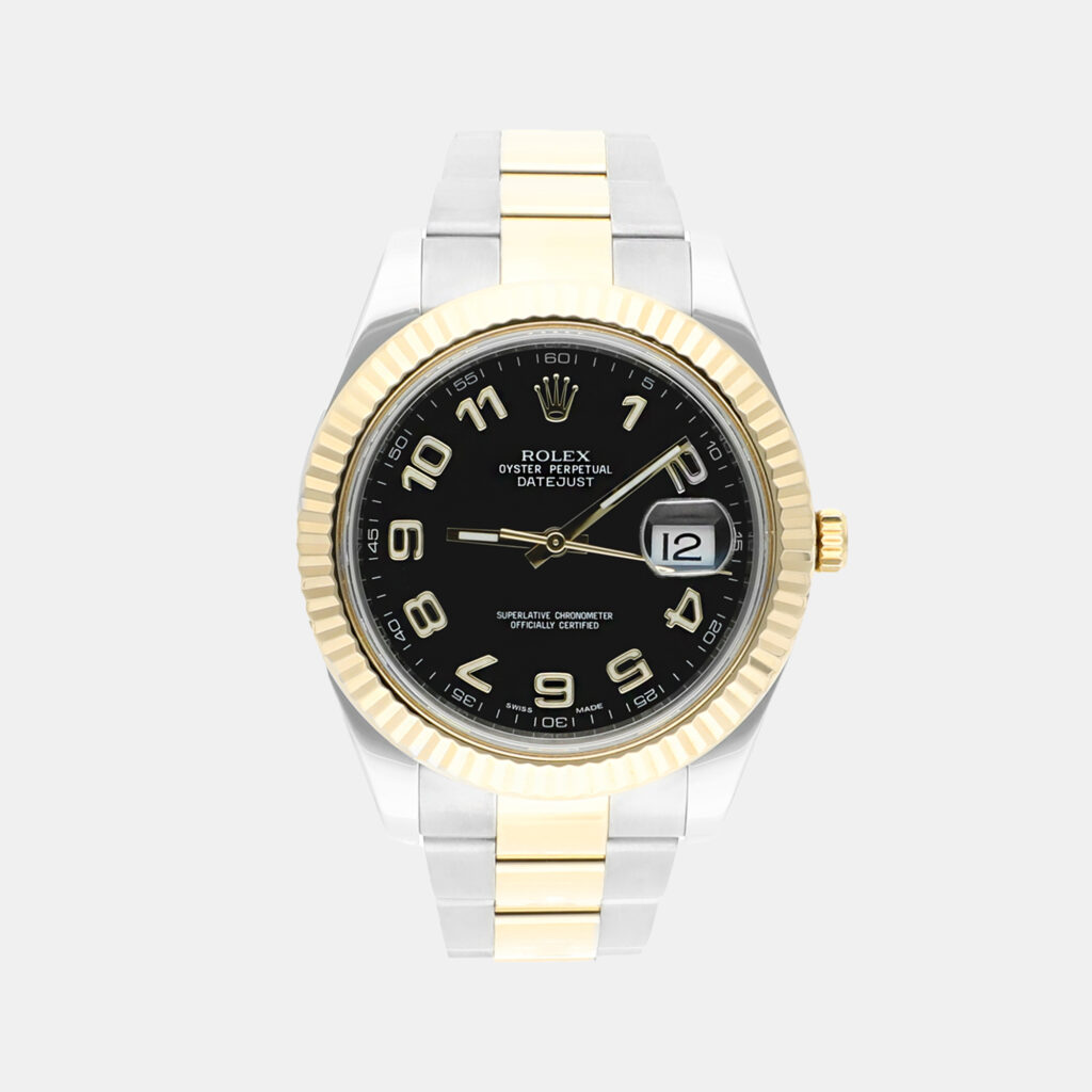Rolex Datejust 116333 Automatic Black 18k Yellow Gold Stainless Steel Men's Wristwatch 41 mm Rolex Datejust 116333 Automatic Black 18k Yellow Gold Stainless Steel Men's Wristwatch 41 mm