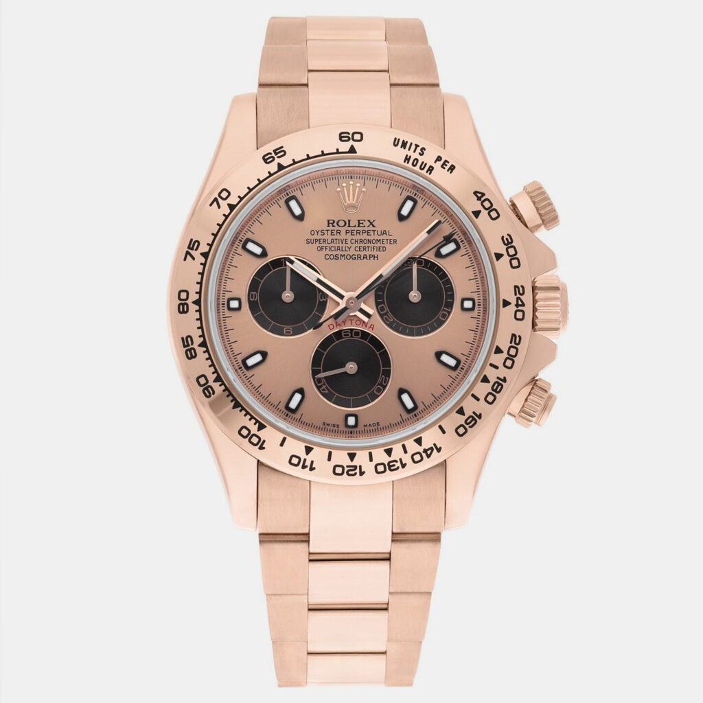 Rolex Cosmograph Daytona 116505 Automatic Pink 18k Rose Gold Men's Wristwatch 40 mm Rolex Cosmograph Daytona 116505 Automatic Pink 18k Rose Gold Men's Wristwatch 40 mm