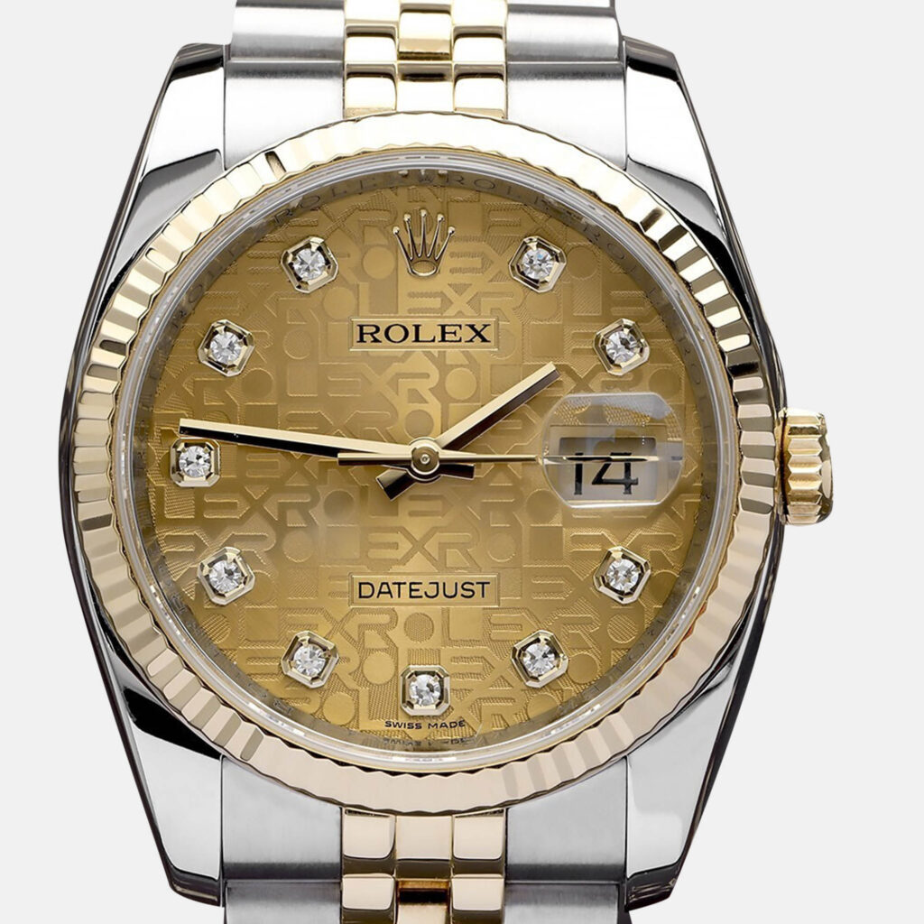 Rolex Datejust 116233 Automatic Champagne 18k Yellow Gold Stainless Steel Men's Wristwatch 36 mm Rolex Datejust 116233 Automatic Champagne 18k Yellow Gold Stainless Steel Men's Wristwatch 36 mm