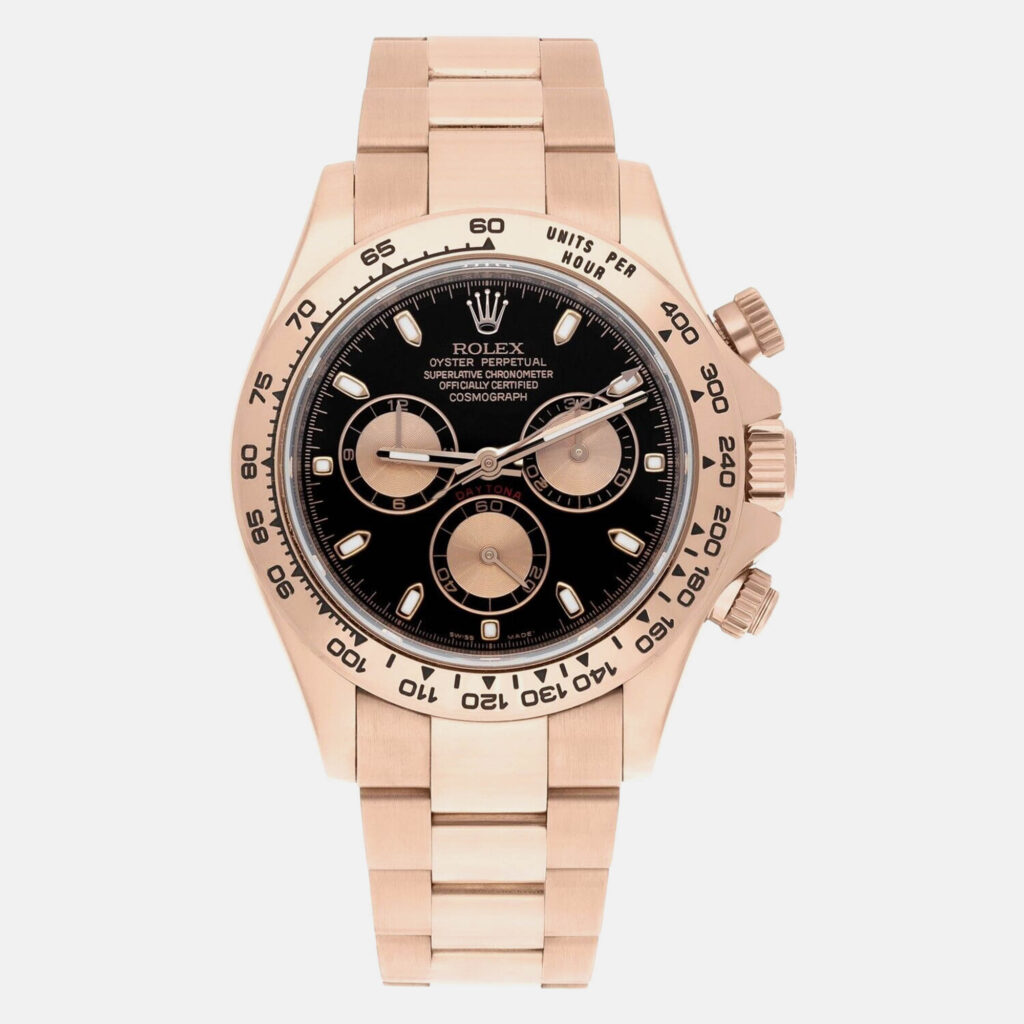 Rolex Cosmograph Daytona 116505 Automatic Black 18k Rose Gold Men's Wristwatch 40 mm Rolex Cosmograph Daytona 116505 Automatic Black 18k Rose Gold Men's Wristwatch 40 mm