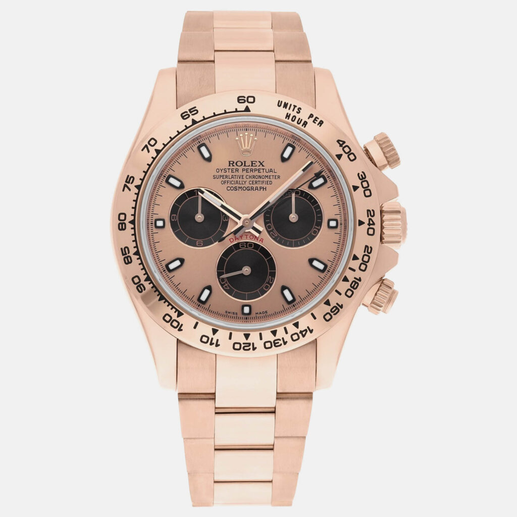 Rolex Cosmograph Daytona 116505 Automatic Pink 18k Rose Gold Men's Wristwatch 40 mm Rolex Cosmograph Daytona 116505 Automatic Pink 18k Rose Gold Men's Wristwatch 40 mm