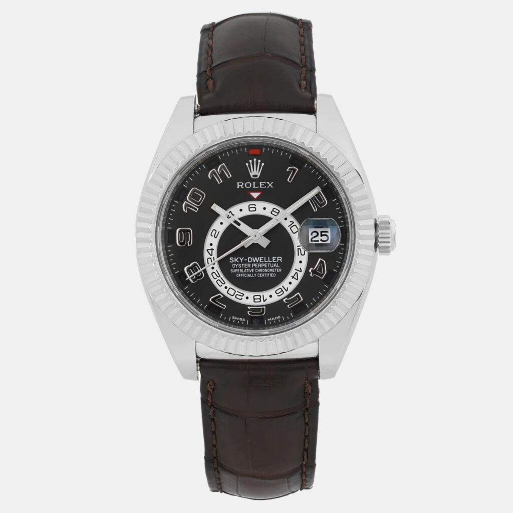 Rolex Sky Dweller 326139 Automatic Black Dial 18K White Gold Men's Wristwatch 42 mm Rolex Sky Dweller 326139 Automatic Black Dial 18K White Gold Men's Wristwatch 42 mm