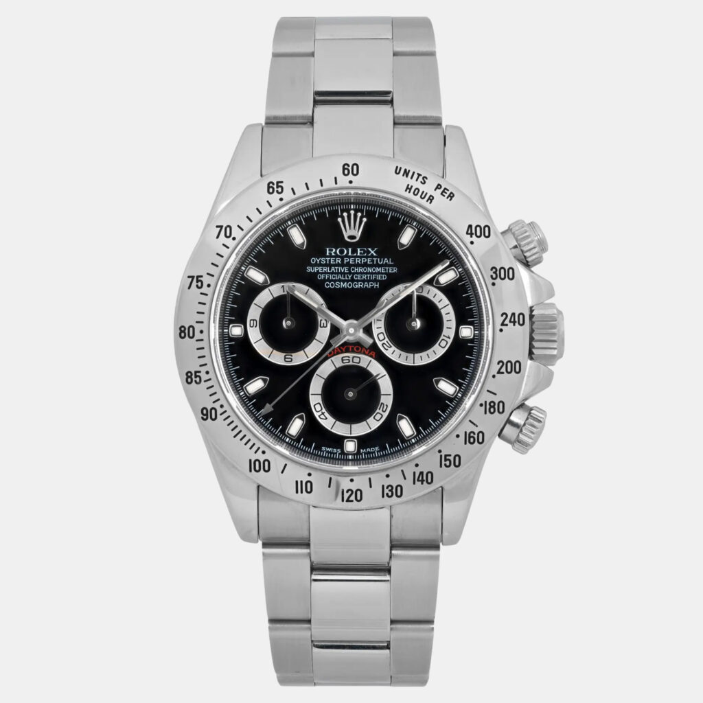 Rolex Cosmograph Daytona 116520 Automatic Black Dial Stainless Steel Men's Wristwatch 40 mm Rolex Cosmograph Daytona 116520 Automatic Black Dial Stainless Steel Men's Wristwatch 40 mm