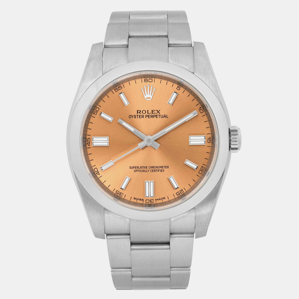 Rolex Oyster Perpetual 116000 Automatic Grape Dial Stainless Steel Men's Wristwatch 36 mm Rolex Oyster Perpetual 116000 Automatic Grape Dial Stainless Steel Men's Wristwatch 36 mm