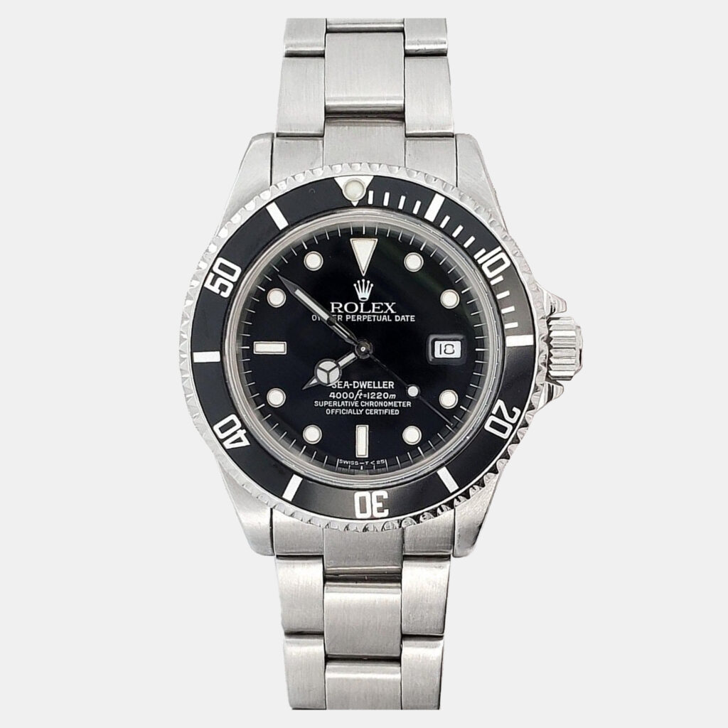 Rolex Sea-Dweller 16600 Automatic Black Stainless Steel Men's Wristwatch 40 mm Rolex Sea-Dweller 16600 Automatic Black Stainless Steel Men's Wristwatch 40 mm
