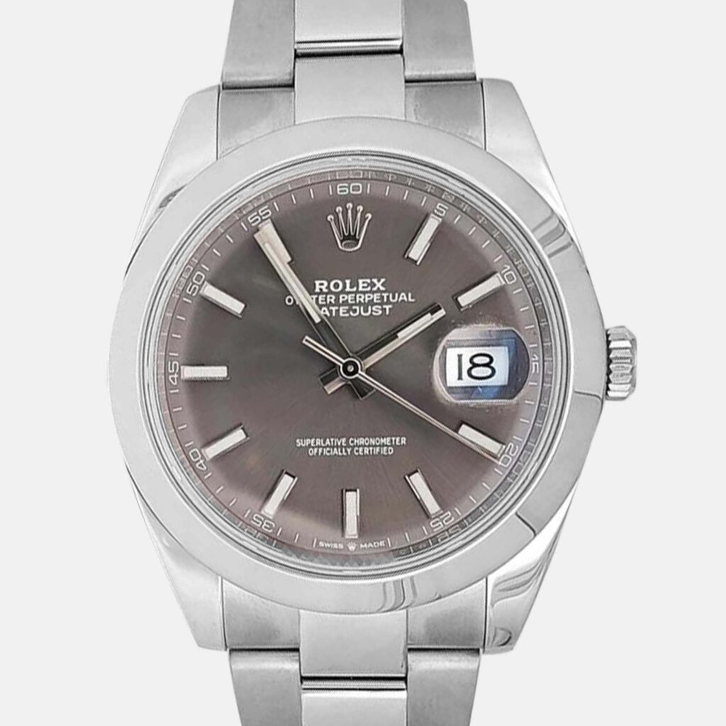 Rolex Datejust 126300 Automatic Rhodium Stainless Steel Men's Wristwatch 41 mm Rolex Datejust 126300 Automatic Rhodium Stainless Steel Men's Wristwatch 41 mm