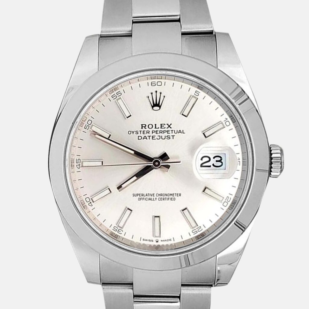 Rolex Datejust 126300 Automatic Silver Stainless Steel Men's Wristwatch 41 mm Rolex Datejust 126300 Automatic Silver Stainless Steel Men's Wristwatch 41 mm
