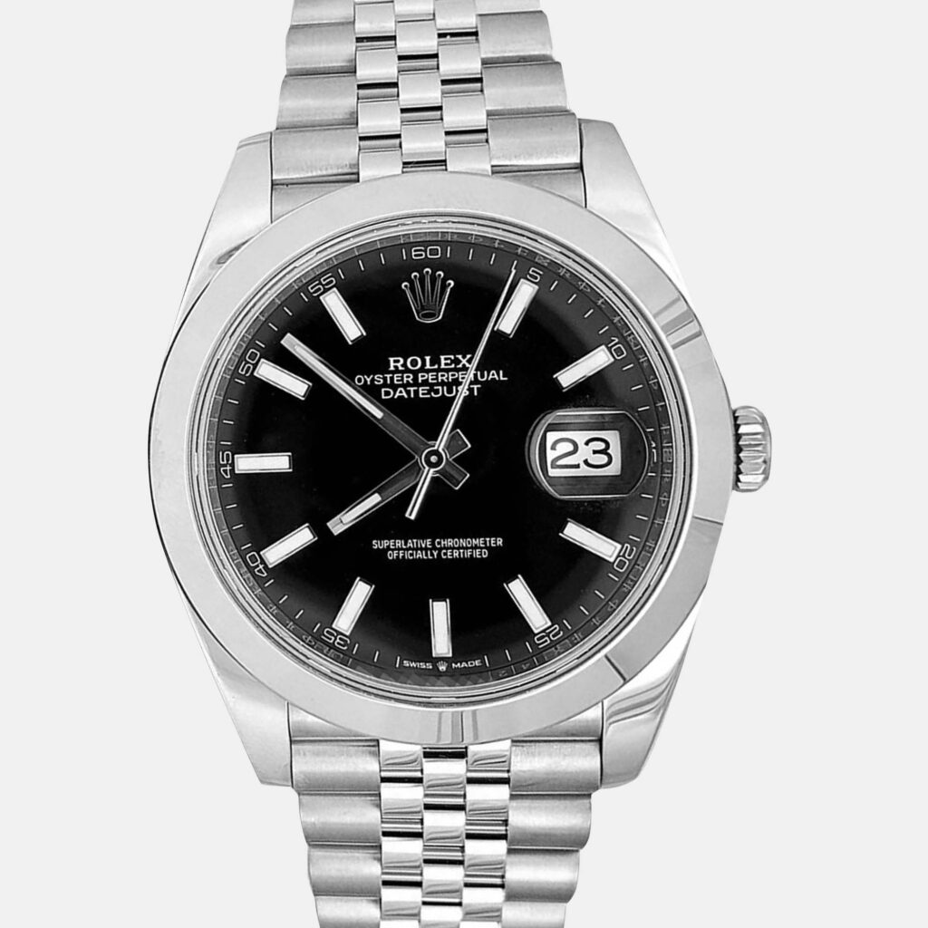 Rolex Datejust 126300 Automatic Black Stainless Steel Men’s Wristwatch 41 mm Rolex Datejust 126300 Automatic Black Stainless Steel Men’s Wristwatch 41 mm