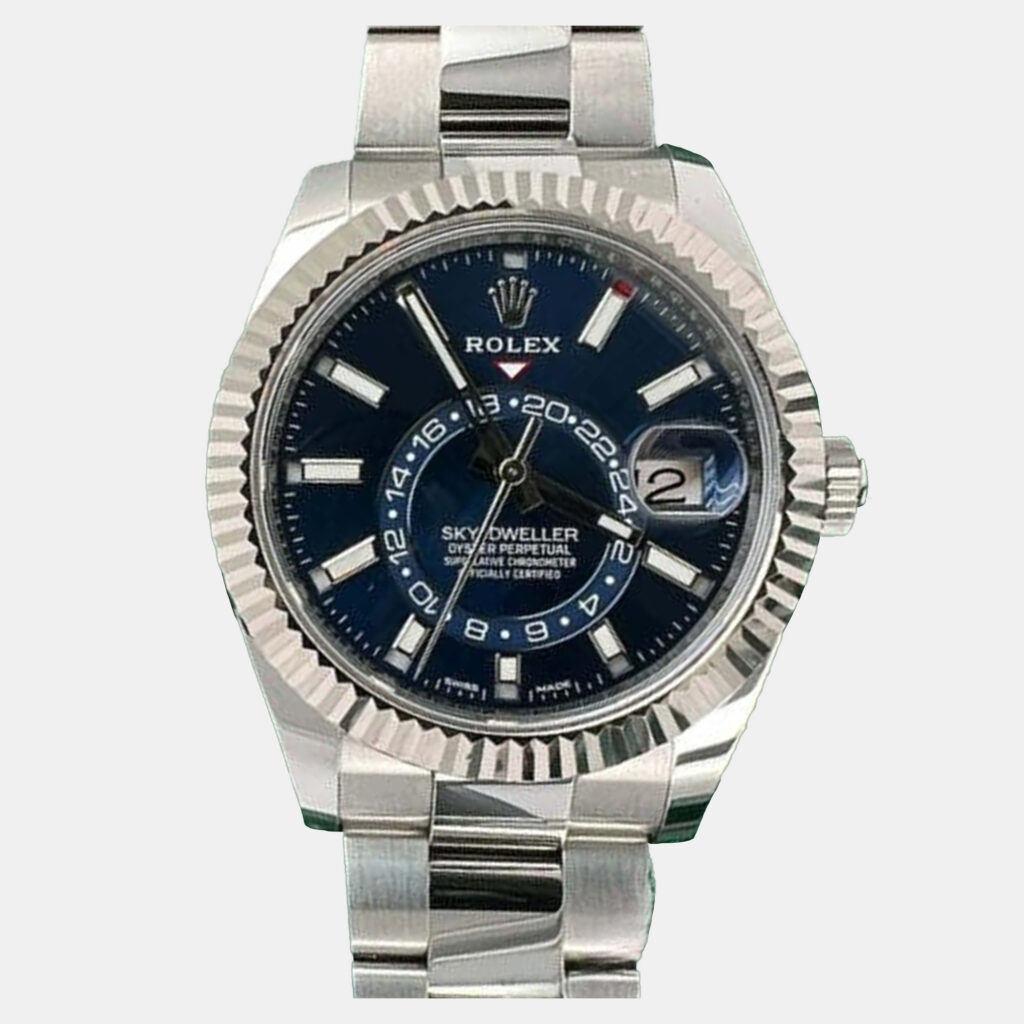 Rolex Sky Dweller 326934 Automatic Blue 18k White Gold Stainless Steel Men’s Wristwatch 42 mm Rolex Sky Dweller 326934 Automatic Blue 18k White Gold Stainless Steel Men’s Wristwatch 42 mm