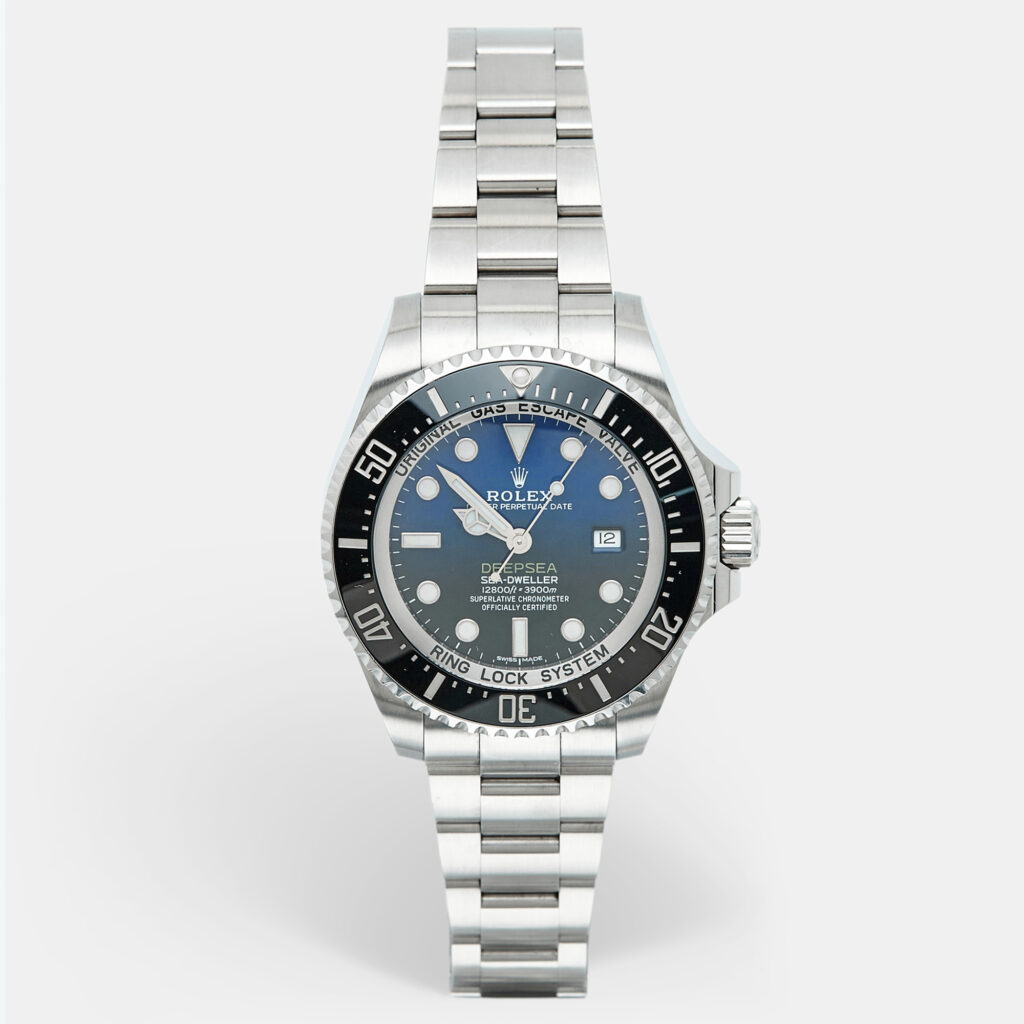 Rolex Blue Black Stainless Steel DeepSea Sea-Dweller 116660-BKSO Men's Wristwatch 44 mm Rolex Blue Black Stainless Steel DeepSea Sea-Dweller 116660-BKSO Men's Wristwatch 44 mm