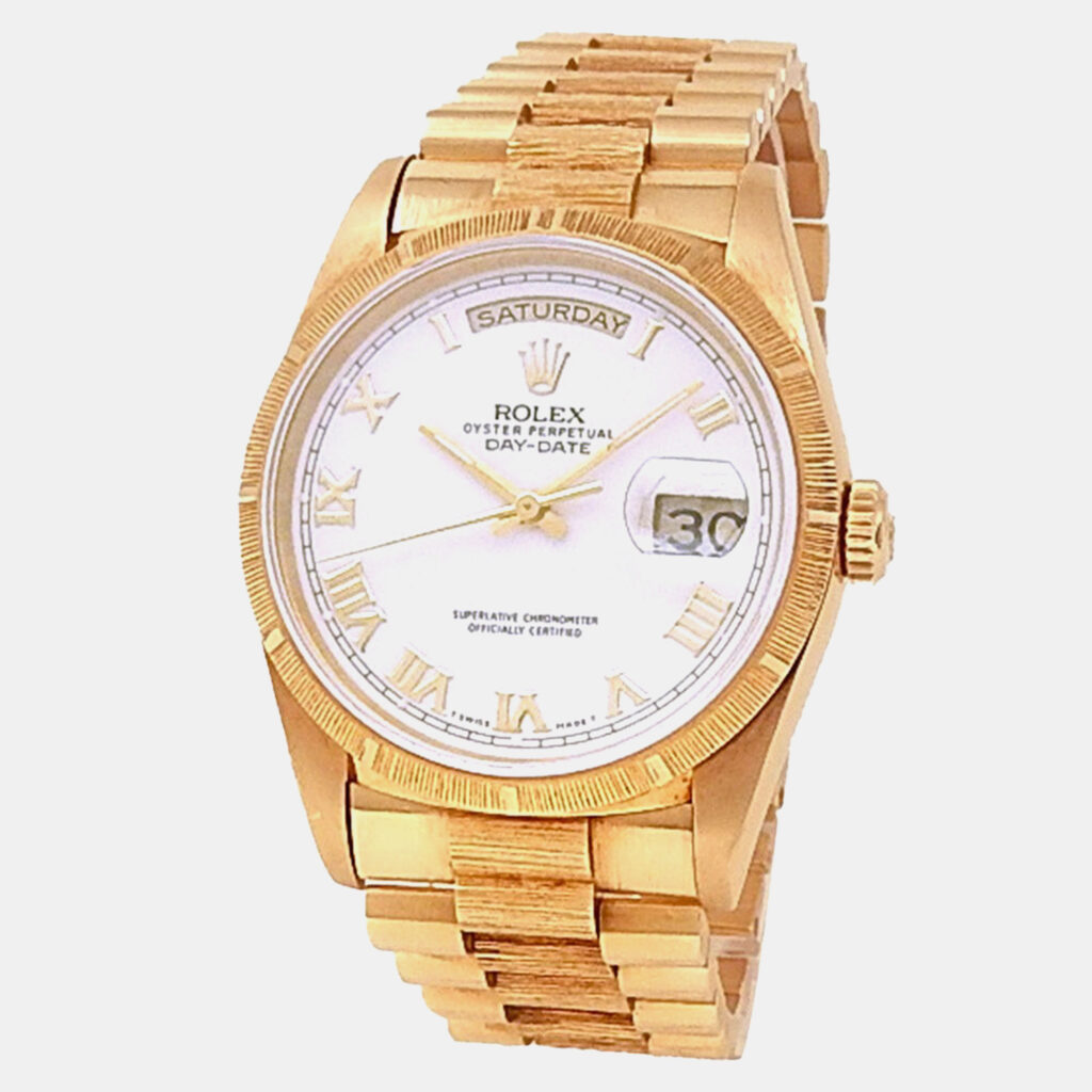 Rolex Day-Date 18248 Automatic White 18K Yellow Gold Men’s Wristwatch 36 mm Rolex Day-Date 18248 Automatic White 18K Yellow Gold Men’s Wristwatch 36 mm