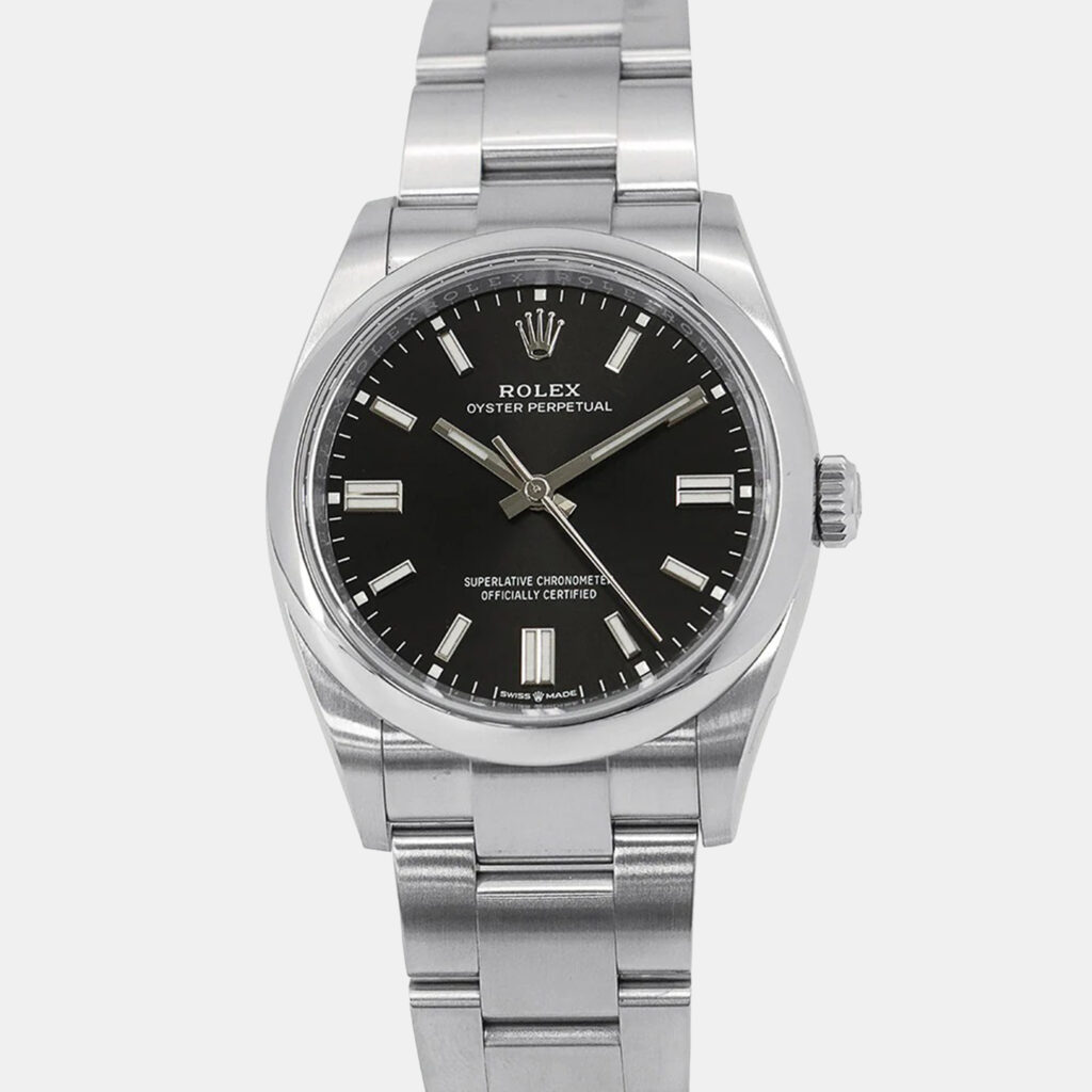 Rolex Oyster Perpetual 126000 Automatic Black Stainless Steel Men's Wristwatch 36 mm Rolex Oyster Perpetual 126000 Automatic Black Stainless Steel Men's Wristwatch 36 mm