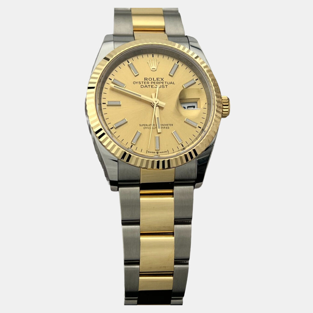 Rolex Datejust 126233 Automatic Champagne 18k Yellow Gold Stainless Steel Men's Wristwatch 36 mm Rolex Datejust 126233 Automatic Champagne 18k Yellow Gold Stainless Steel Men's Wristwatch 36 mm