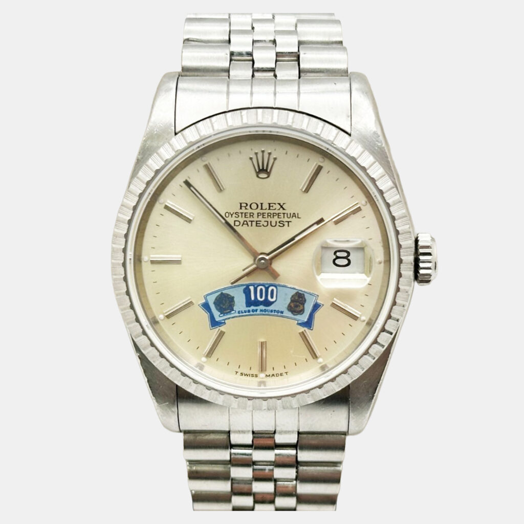 Rolex Datejust 16220 Automatic Silver Stainless Steel Men's Wristwatch 36 mm Rolex Datejust 16220 Automatic Silver Stainless Steel Men's Wristwatch 36 mm