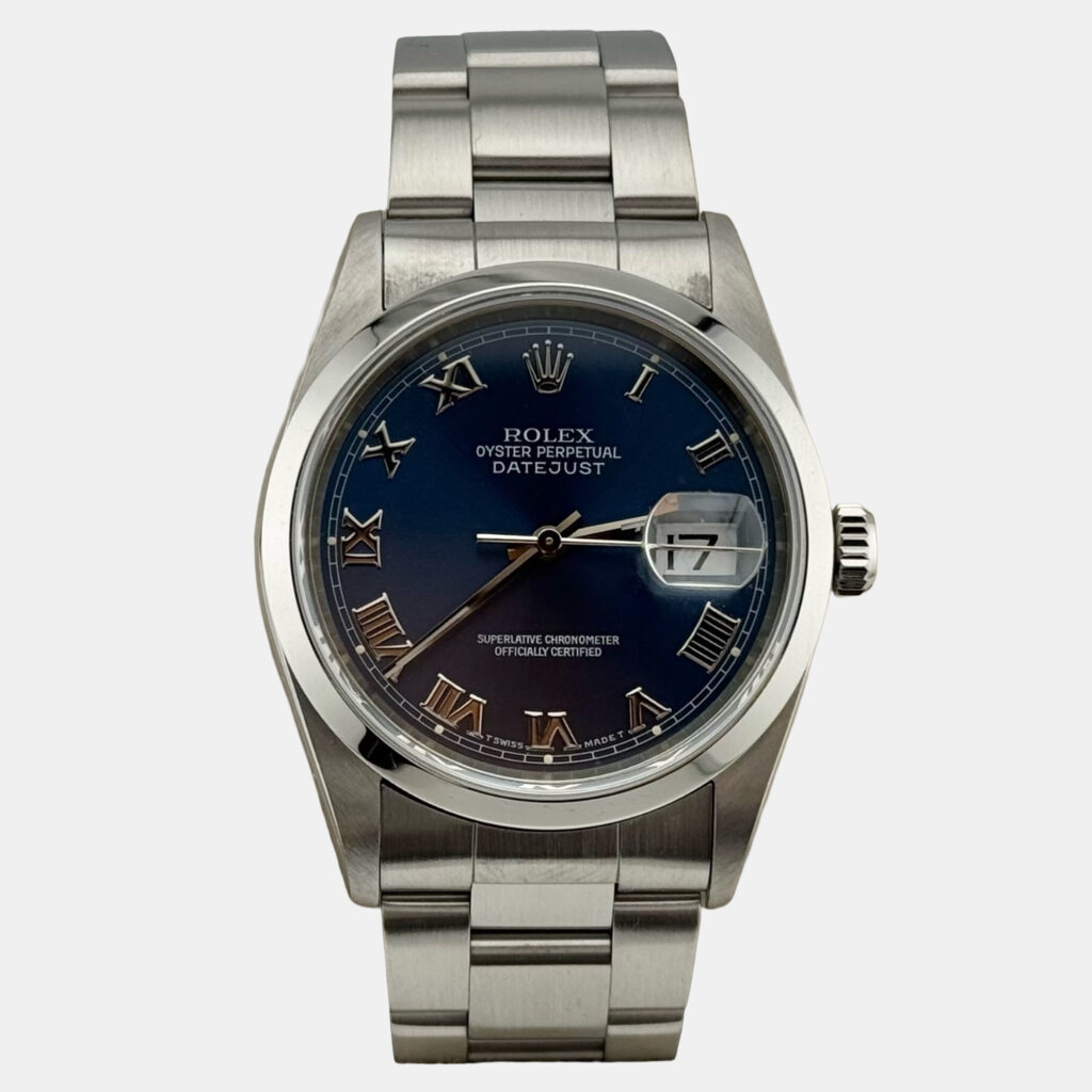 Rolex Datejust 16200 Automatic Blue Stainless Steel Men's Wristwatch 36 mm Rolex Datejust 16200 Automatic Blue Stainless Steel Men's Wristwatch 36 mm
