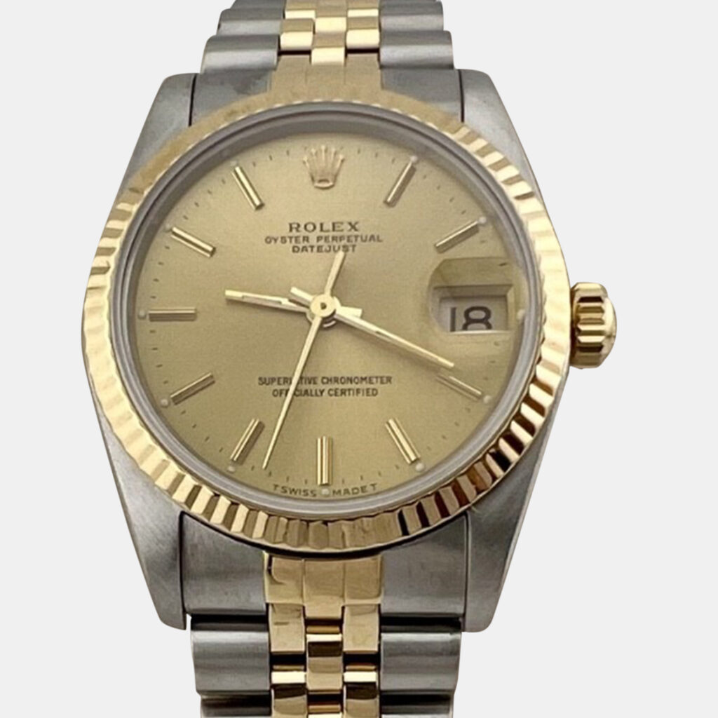 Rolex Datejust 68273 Automatic 18K Yellow Gold Stainless Steel Men's Wristwatch 31 mm Rolex Datejust 68273 Automatic 18K Yellow Gold Stainless Steel Men's Wristwatch 31 mm