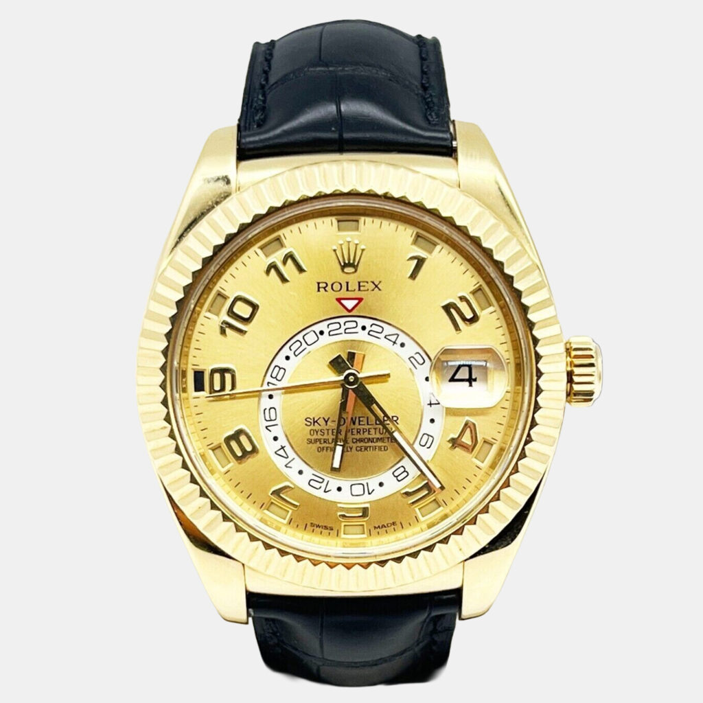 Rolex Sky Dweller 326138 Automatic Champagne 18K Yellow Gold Men's Wristwatch 42 mm Rolex Sky Dweller 326138 Automatic Champagne 18K Yellow Gold Men's Wristwatch 42 mm