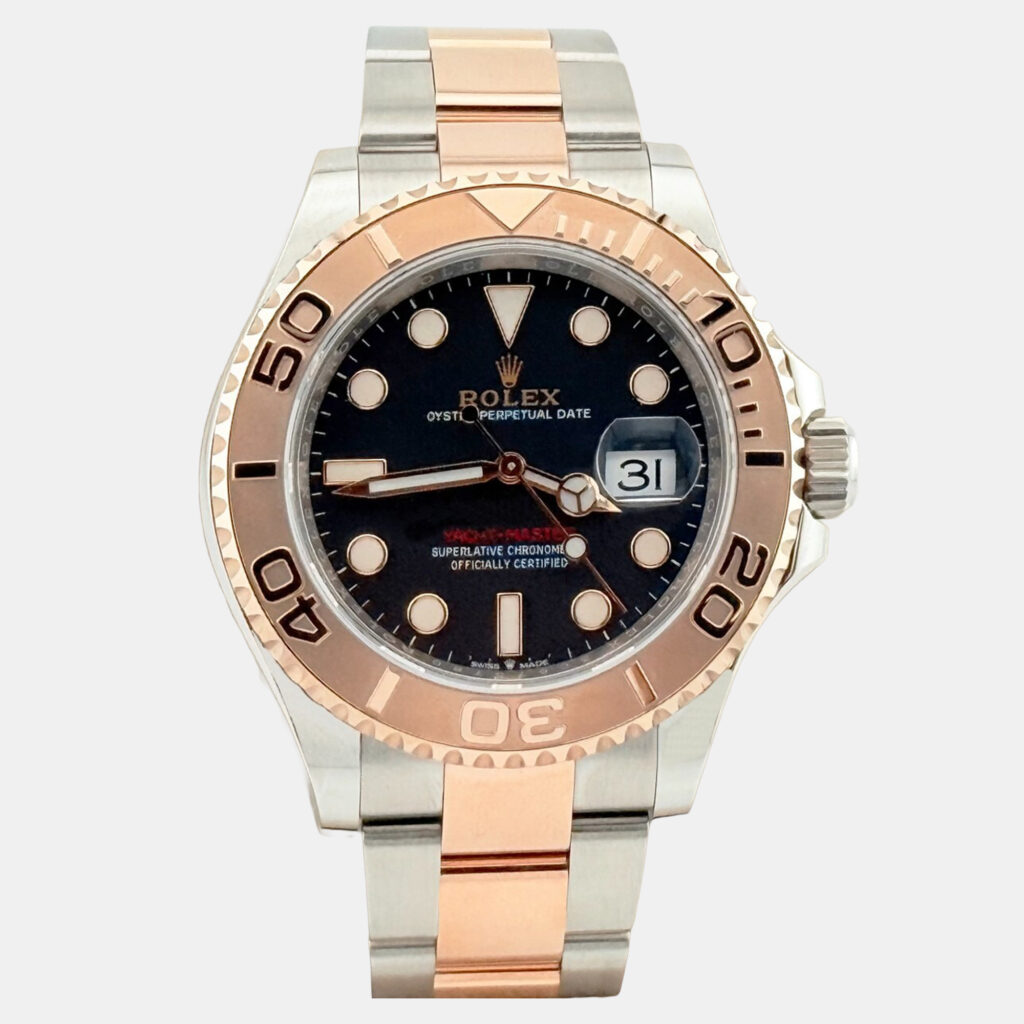luxury-men-rolex-used-watches-p1221334-010-1.jpg Rolex Yacht Master 126621 Automatic Black 18K Rose Gold Stainless Steel Men's Wristwatch 40 mm