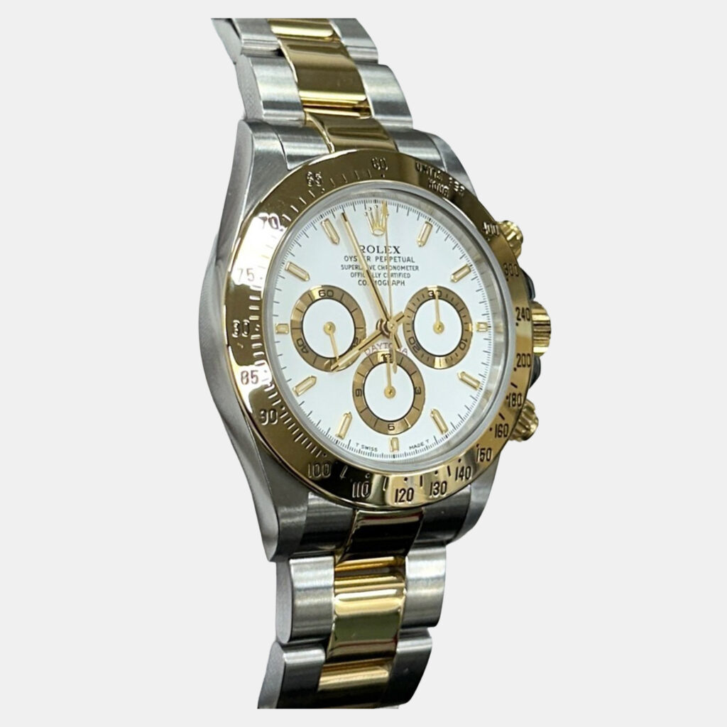 Rolex Daytona Zenith 16523 Automatic White Stainless Steel Men's Wristwatch 40 mm Rolex Daytona Zenith 16523 Automatic White Stainless Steel Men's Wristwatch 40 mm