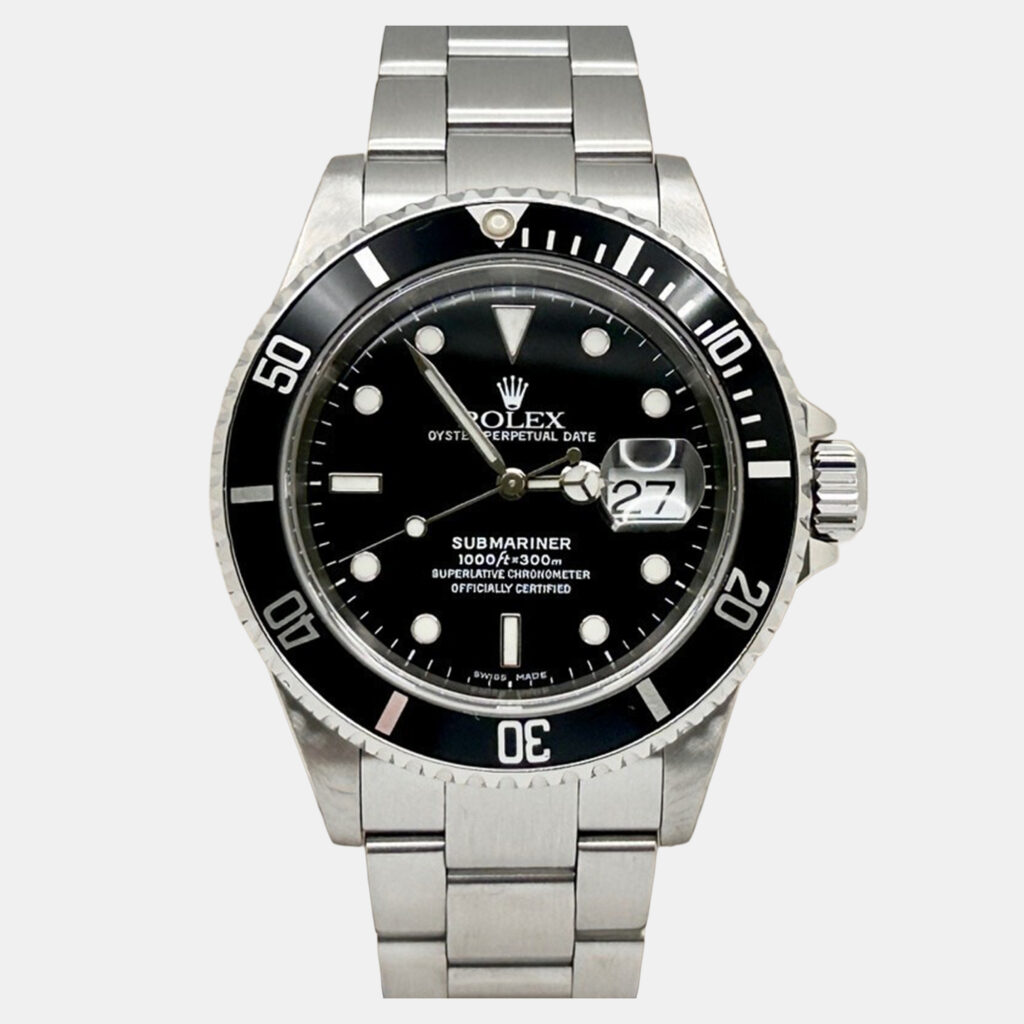Rolex Submariner Date 16610 Automatic Black Stainless Steel Men's Wristwatch 40mm Rolex Submariner Date 16610 Automatic Black Stainless Steel Men's Wristwatch 40mm